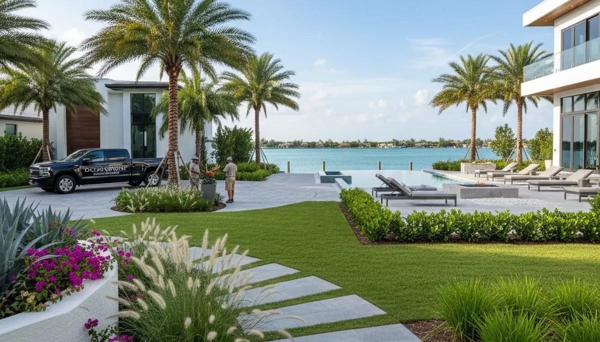 West Palm Beach, FL landscaping service for professional lawn care and yard maintenance