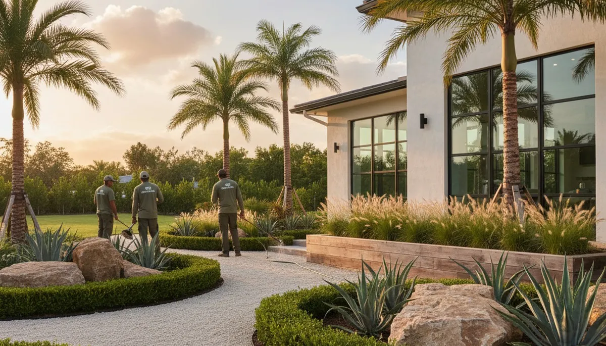 West Palm Beach, FL landscaping service for lawn care and yard maintenance