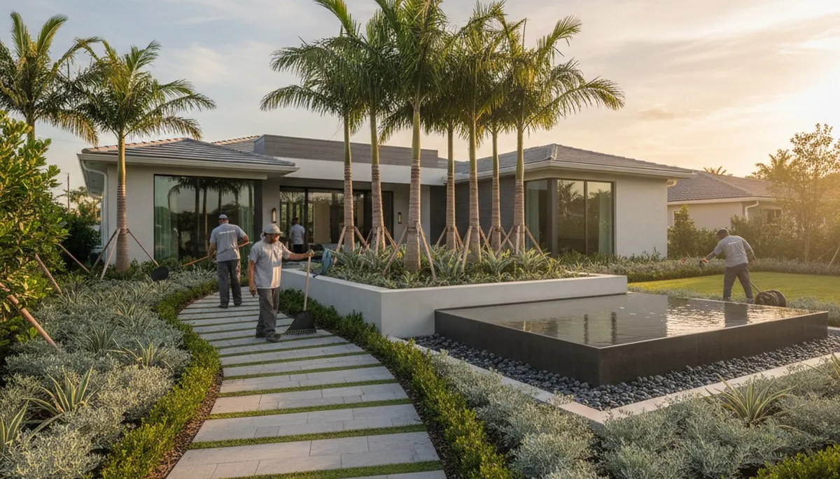 West Palm Beach, FL landscaping service for lawn care and yard maintenance