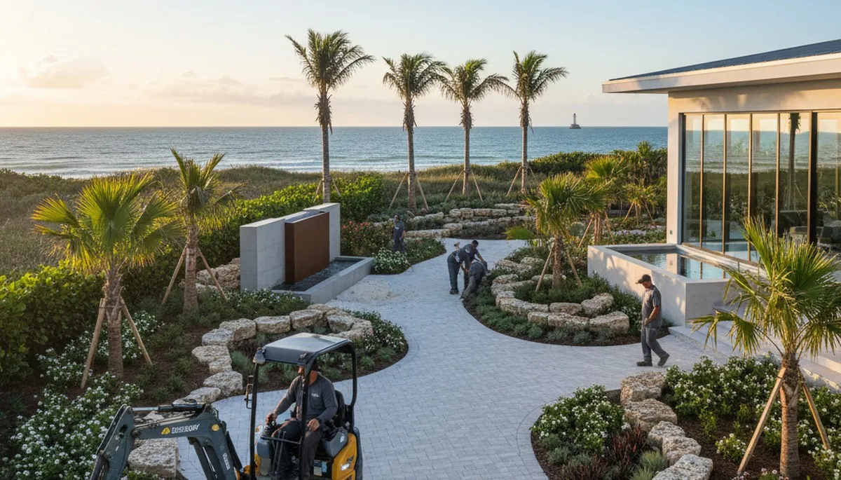 West Palm Beach, FL landscaping service for lawn care and yard maintenance