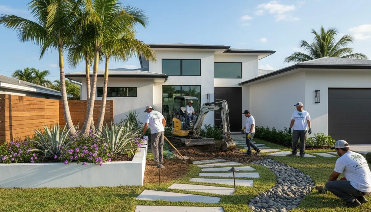 West Palm Beach, FL landscaping service for professional lawn care and yard maintenance