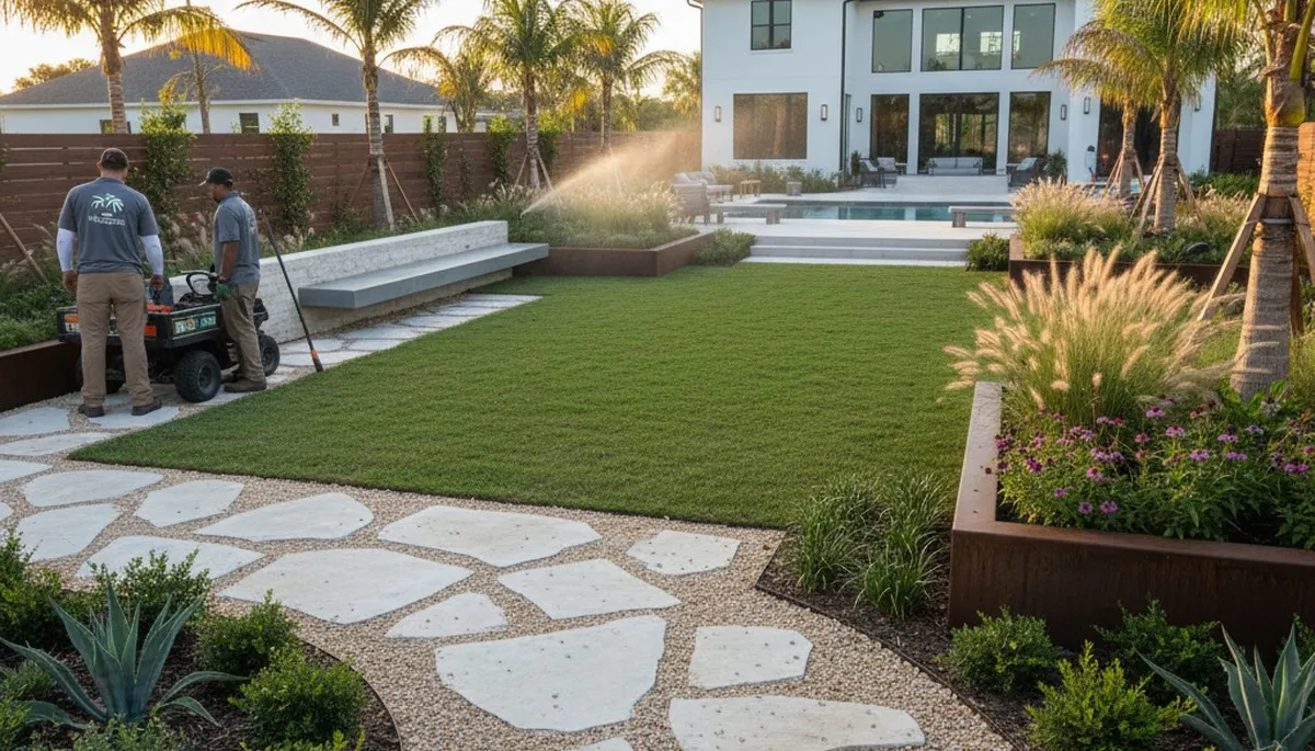 West Palm Beach, FL landscaping services for lawn maintenance and yard care