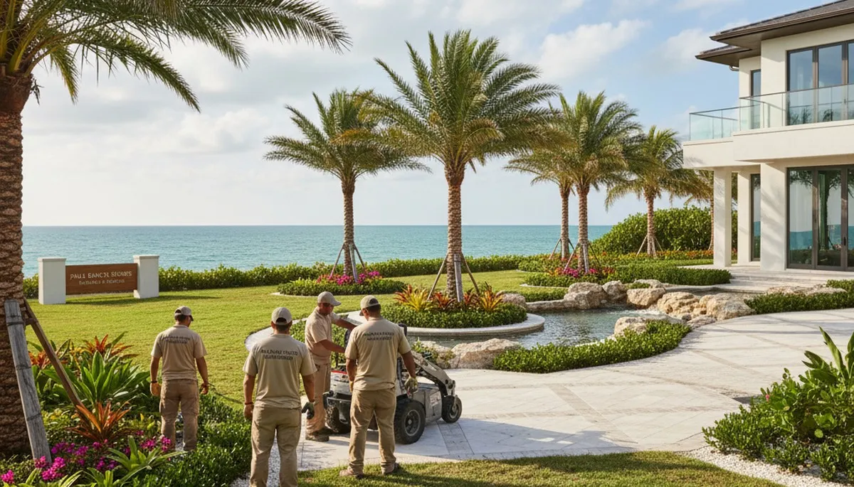 West Palm Beach, FL landscaping services for lawn care and yard maintenance