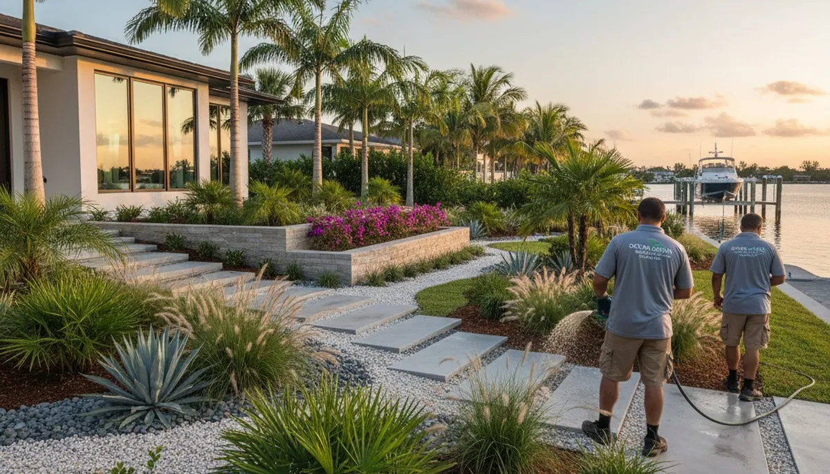 West Palm Beach, FL landscaping service for lawn care and yard maintenance